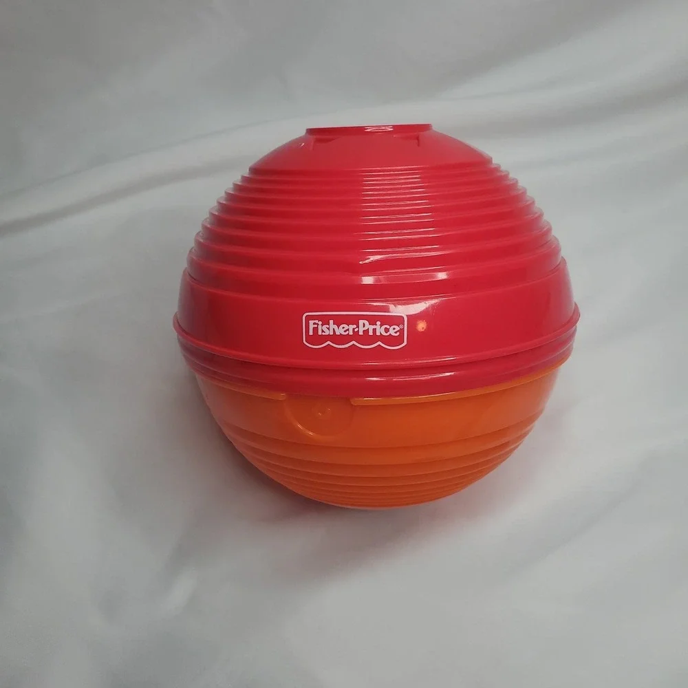 Fisher Price Stack And Roll Numbered 1-10 Nesting Cups Baby Toy NO BALL TOP